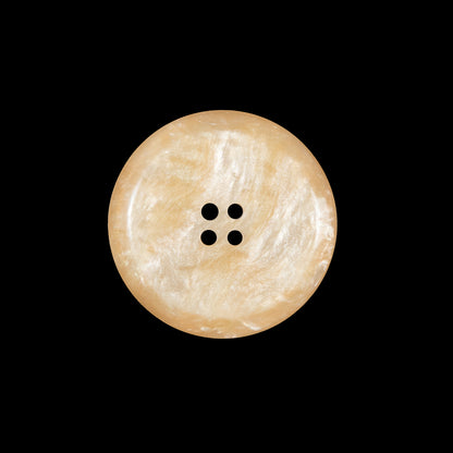 Beige Iridescent Plastic Button - 36L/22mm - Detail