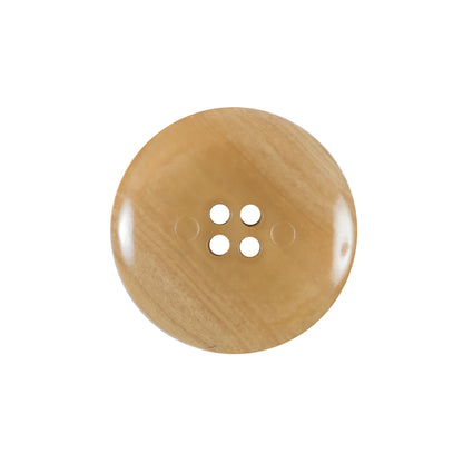 Beige 4-Hole Plastic Button - 36L/23mm Detail