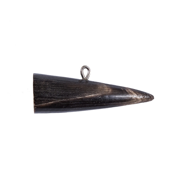 Dark Gray Horn Toggle - 0.625 x 2