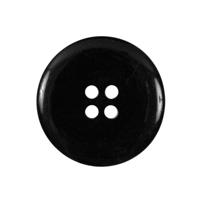 Black 4-Hole Plastic Button - 40L/25.5mm Detail