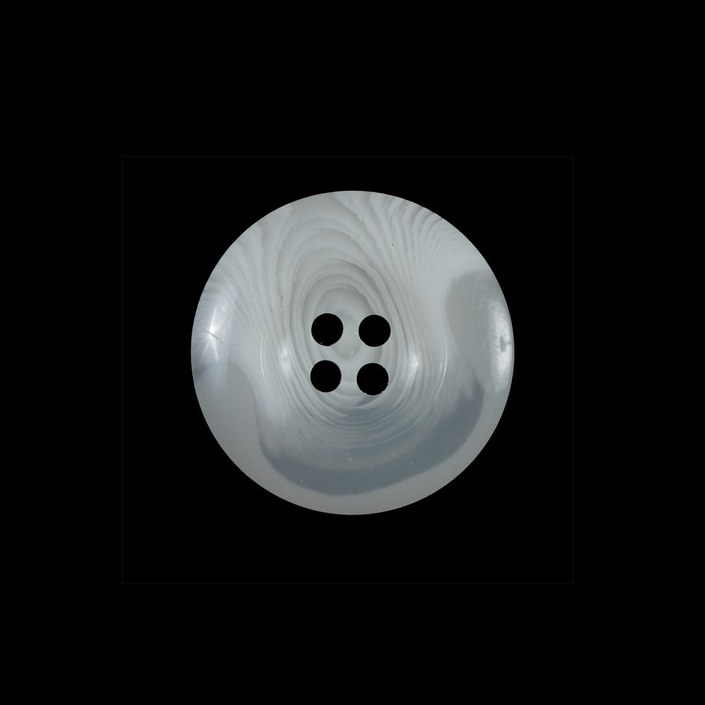 White Translucent Plastic Button - 32L/20mm