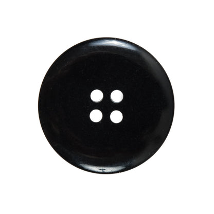 4-Hole Black Rimmed Plastic Button - 40L/25.5mm Detail
