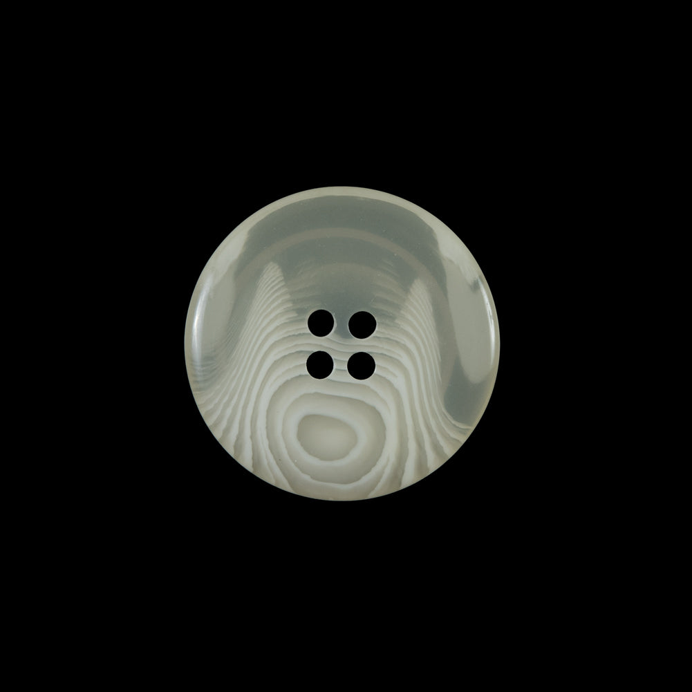 Yellow Translucent Plastic Button - 32L/20.5mm - Detail
