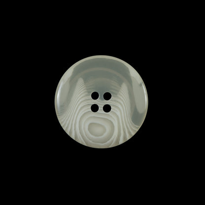Yellow Translucent Plastic Button - 32L/20.5mm - Detail