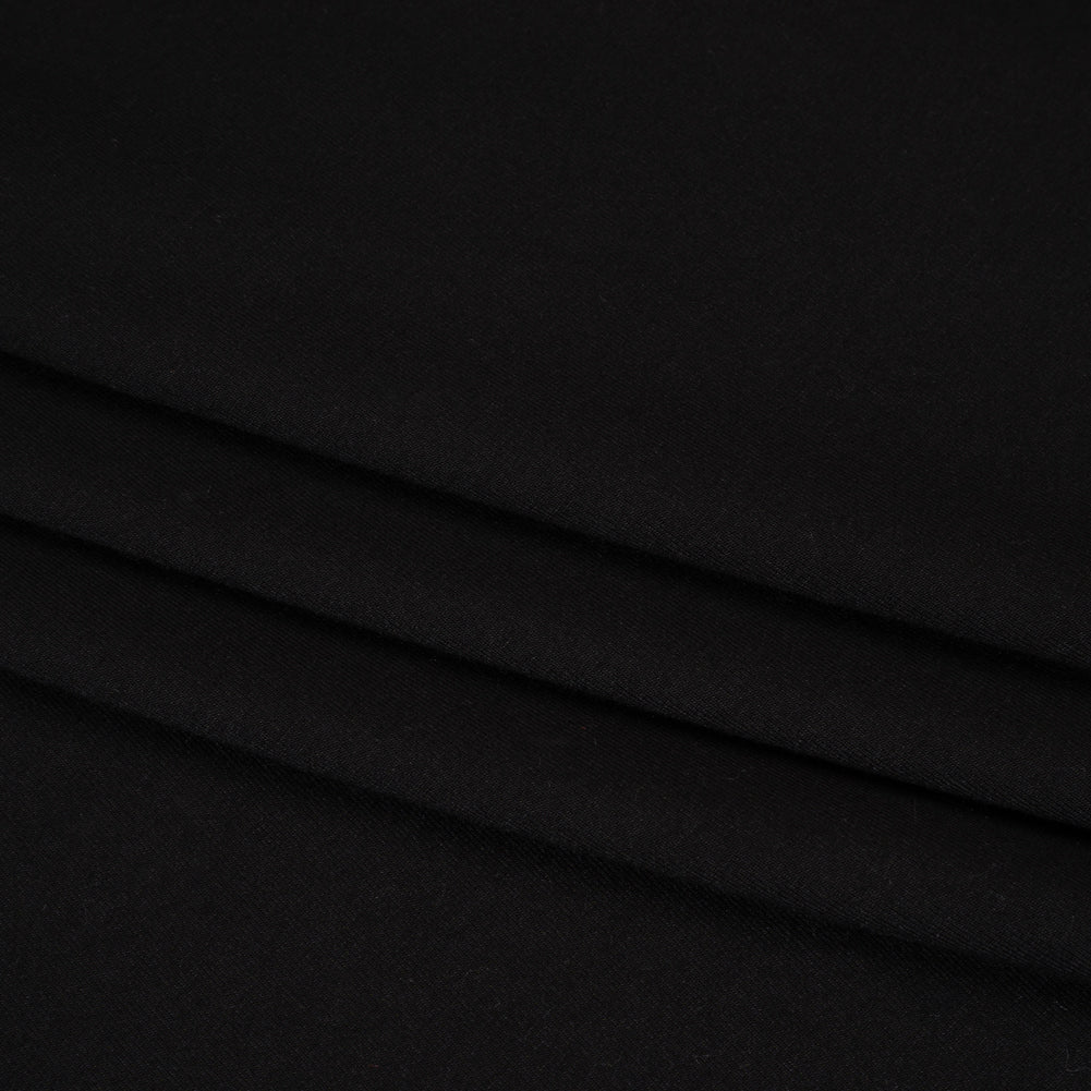Stretch Bamboo Jersey - Black - Willow Collection - Folded