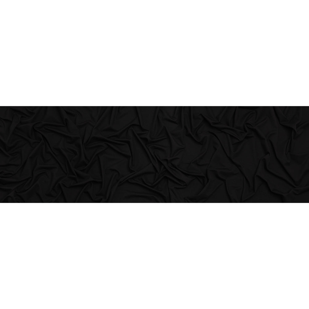 Stretch Bamboo Jersey - Black - Willow Collection - Full