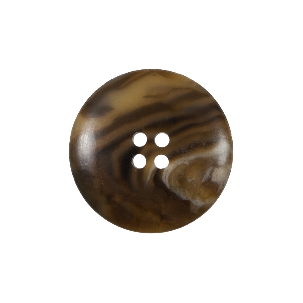 Brown 4-Hole Plastic Button - 35L/22mm Detail