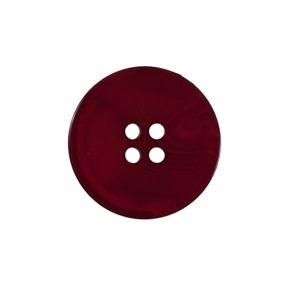 Red Translucent Four-Hole Button - 36L/23mm Detail