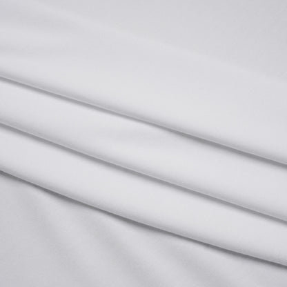 Stretch Bamboo Jersey - White - Willow Collection
