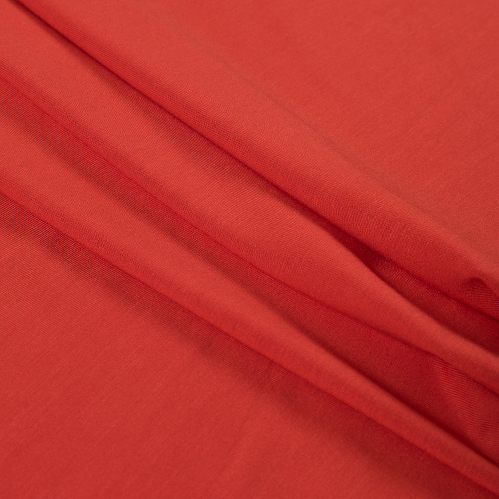 Stretch Bamboo Jersey - Orange - Willow Collection - Folded