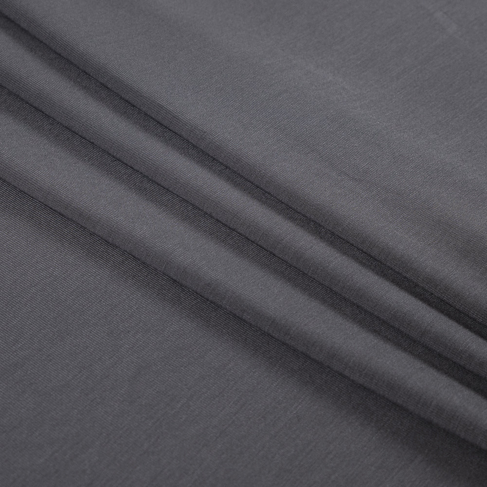 Stretch Bamboo Jersey - Gray - Willow Collection - Folded