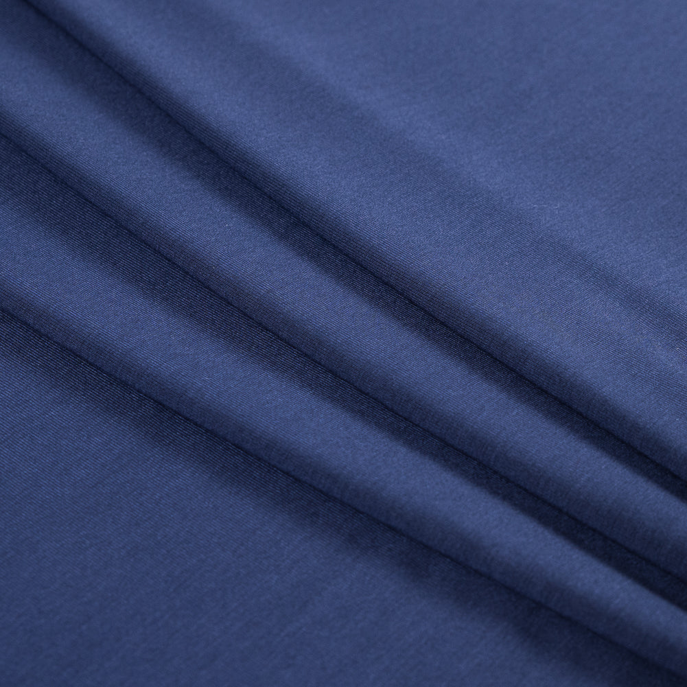 Stretch Bamboo Jersey - Blue - Willow Collection - Folded
