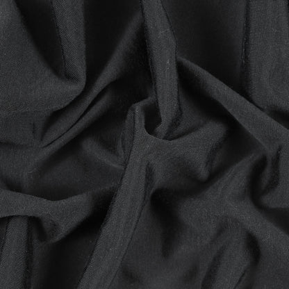 Black Stretch Tubular Knit