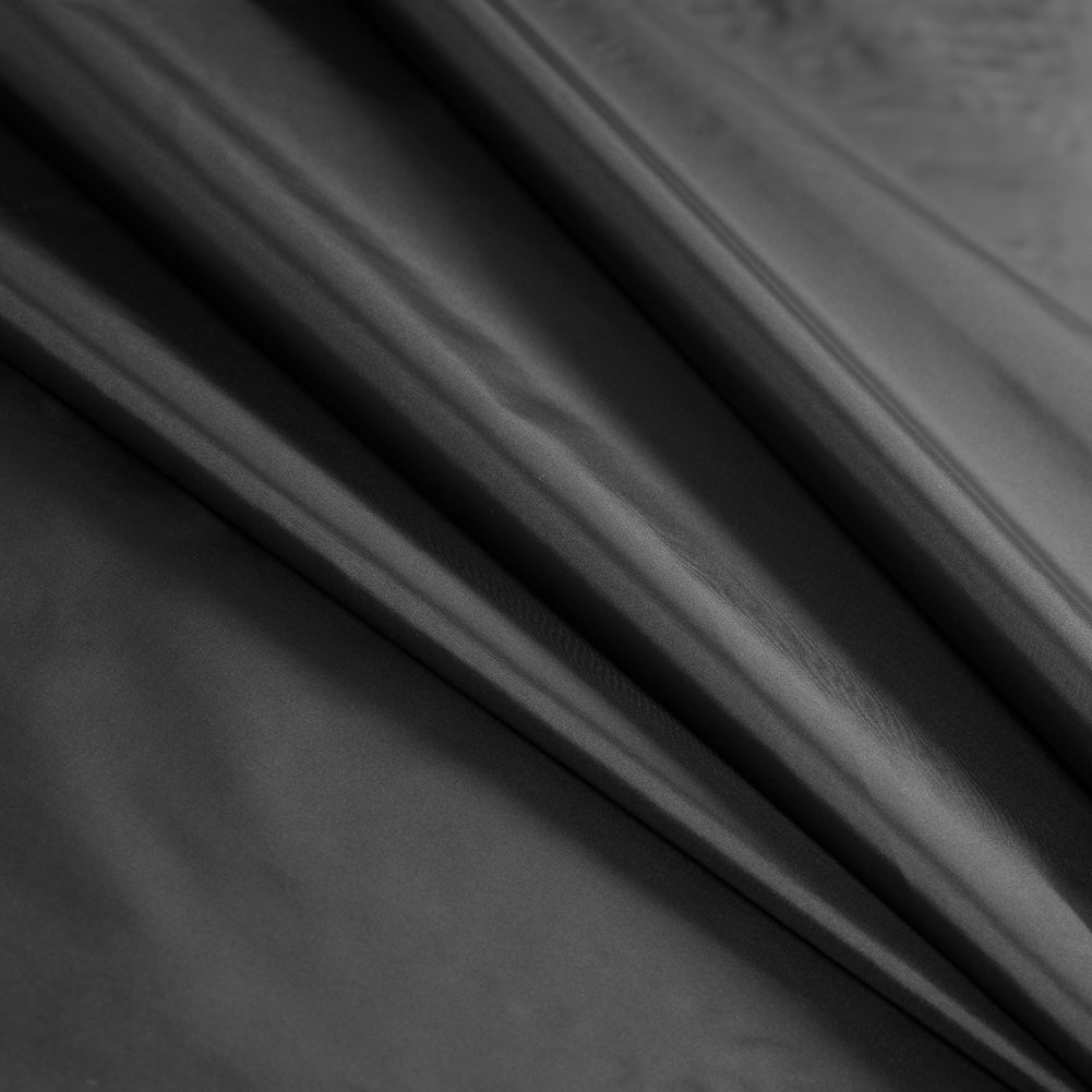 Black Nylon with P/D Cire Finishing - 20D*20D Folded