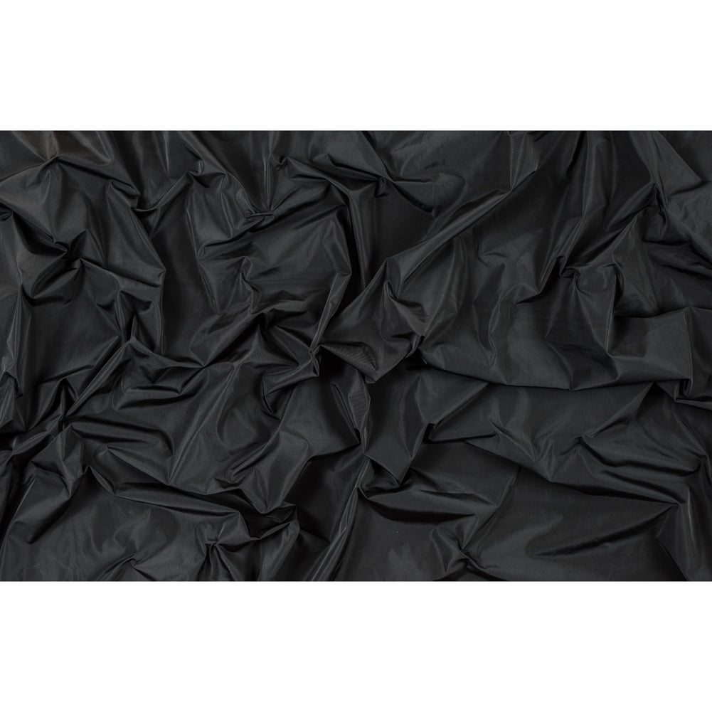 Black Wind Resistant Polyester with P/D Finishing - 75D*75D - Folded