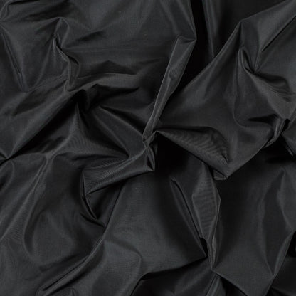 Black Wind Resistant Polyester with P/D Finishing - 75D*75D