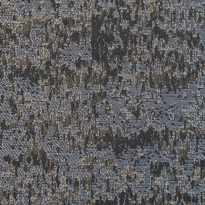 Metallic Gray and Wood Ash Abstract Brocade - Detail