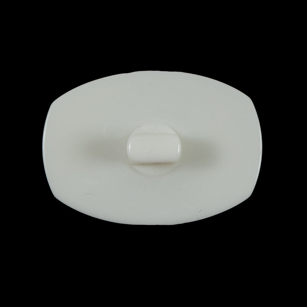 Ivory Iridescent Plastic Button - 44L/28mm Detail