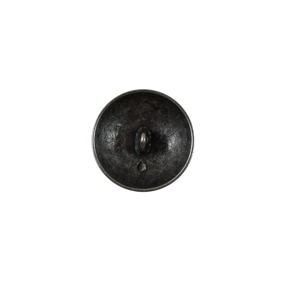 Silver Coat of Arms Crest Metal Button - 24L/15mm Detail