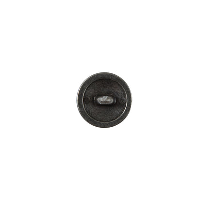Silver Etched Metal Button - 18L/11mm - Detail