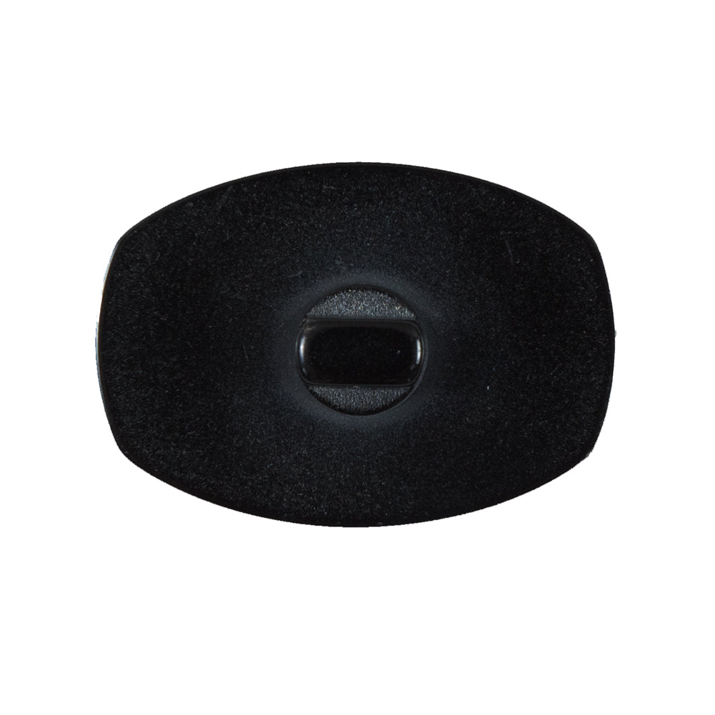 Gray Iridescent Plastic Shank Back Button - 44L/28mm Detail