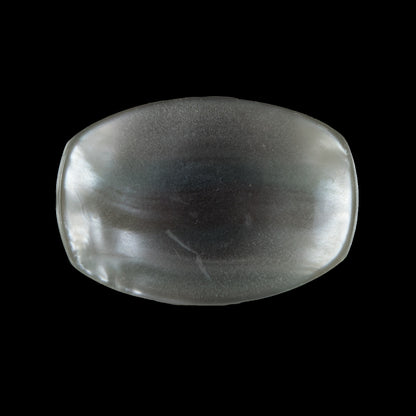 Gray Iridescent Plastic Shank Back Button - 44L/28mm