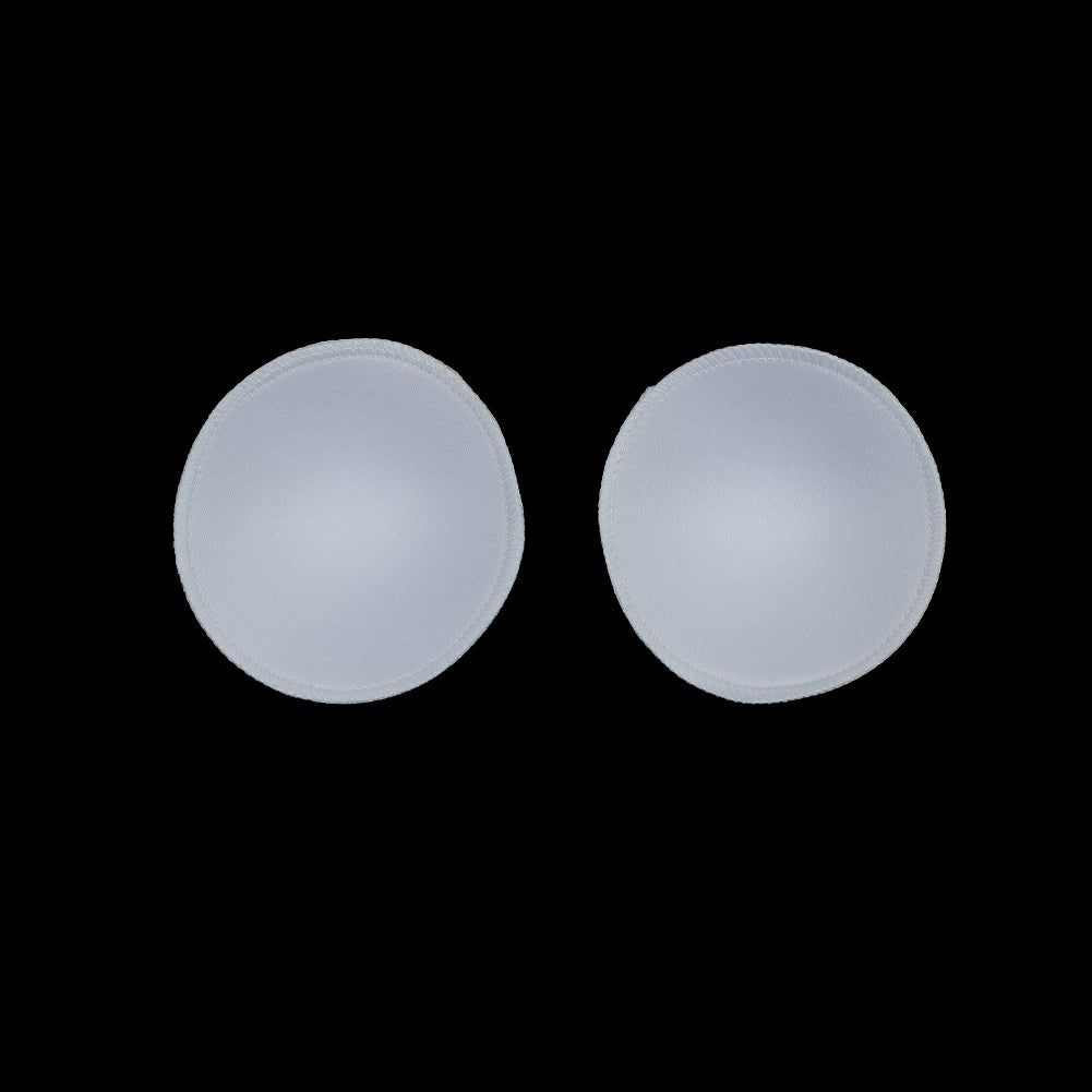 White Round Bra Cup - B-Cup Detail