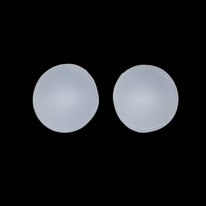 White Round Bra Cup - B-Cup Detail