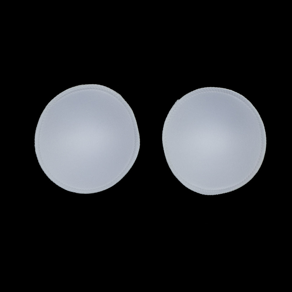 White Round Bra Cup - C-Cup - Detail