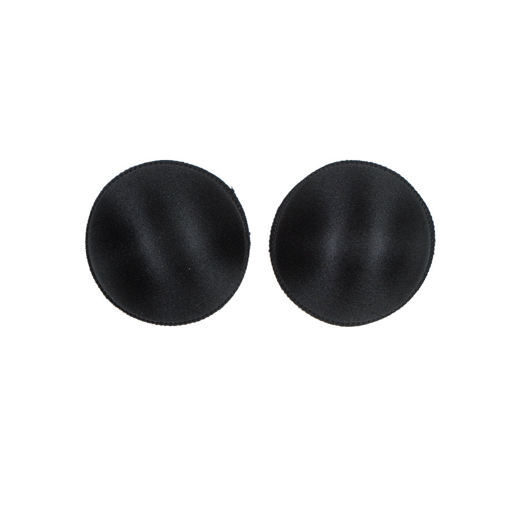 Black Round Bra Cup - B-Cup Detail