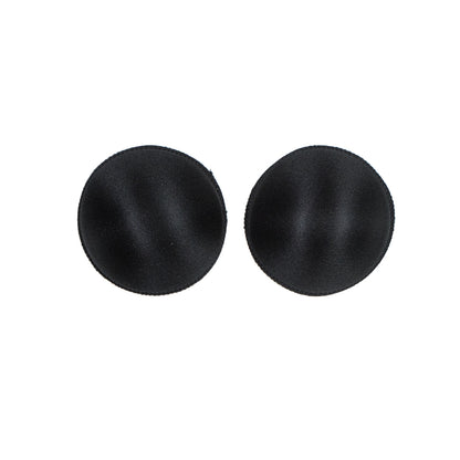 Black Round Bra Cup - B-Cup Detail