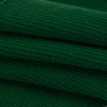 Dark Green Rib Knit Trim - 7" x 38"