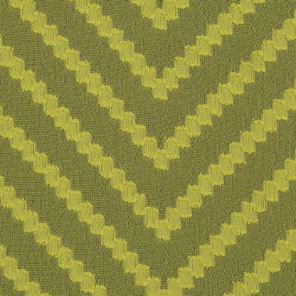 Citrus Lemon Chevron Burn-out Polyester Chiffon Detail