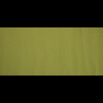 Citrus Lemon Chevron Burn-out Polyester Chiffon Full
