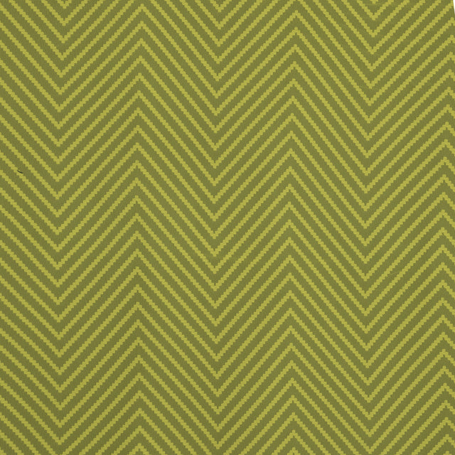 Citrus Lemon Chevron Burn-out Polyester Chiffon