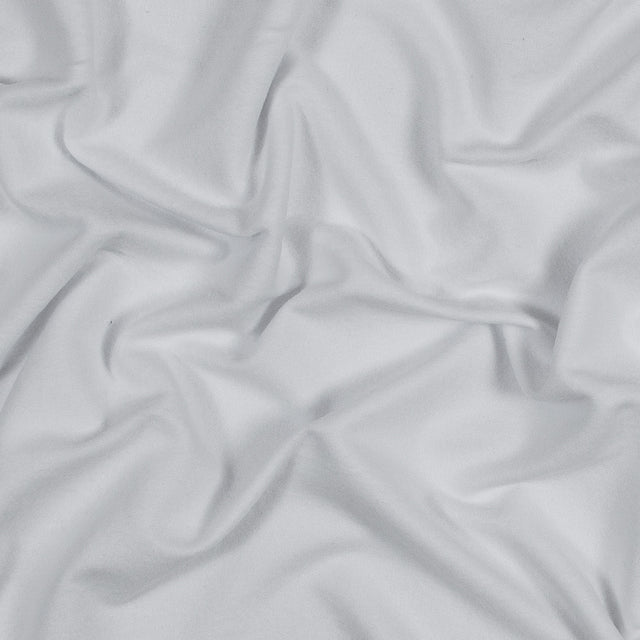 Bamboo and Cotton Stretch Knit Fleece - White - Jessamyn Collection