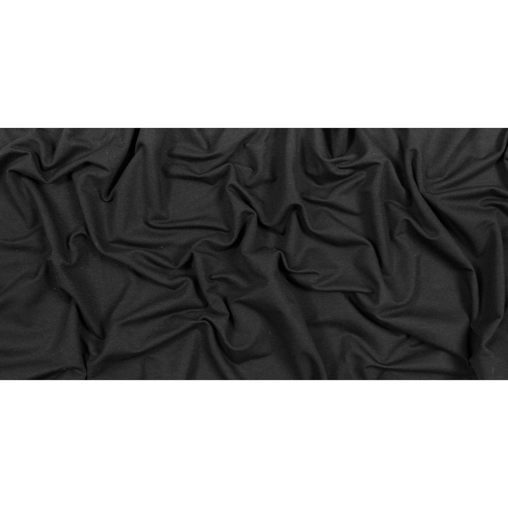 Bamboo Stretch French Terry - Black - Emei Collection - Full
