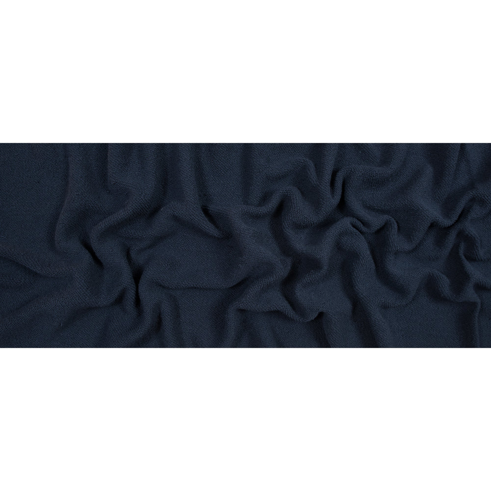 Thick Cotton French Terry - Navy Folded