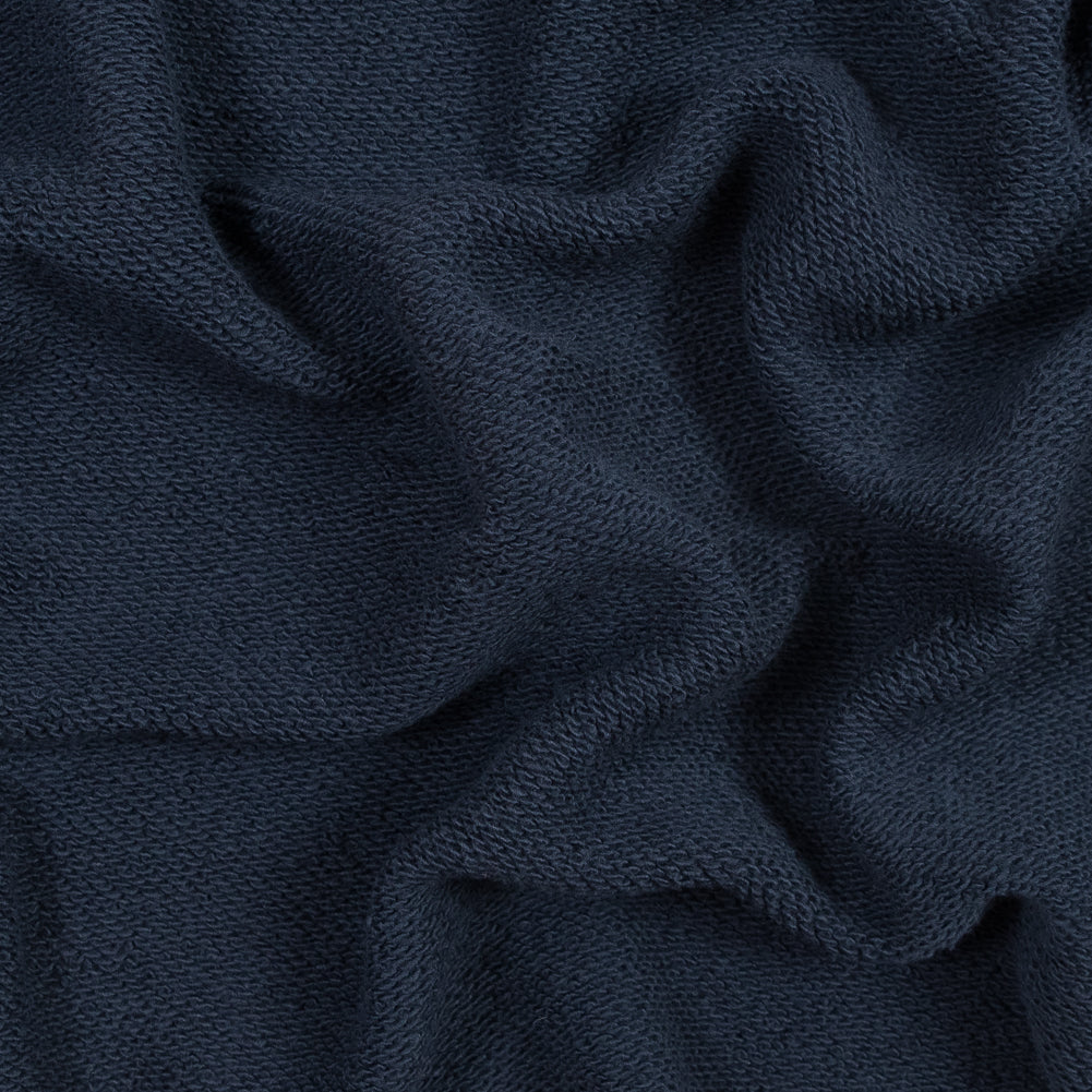 Thick Cotton French Terry - Navy