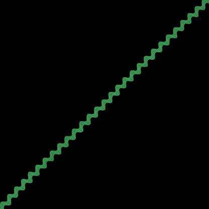 Grass Green Ric Rac Ribbon - 0.5"