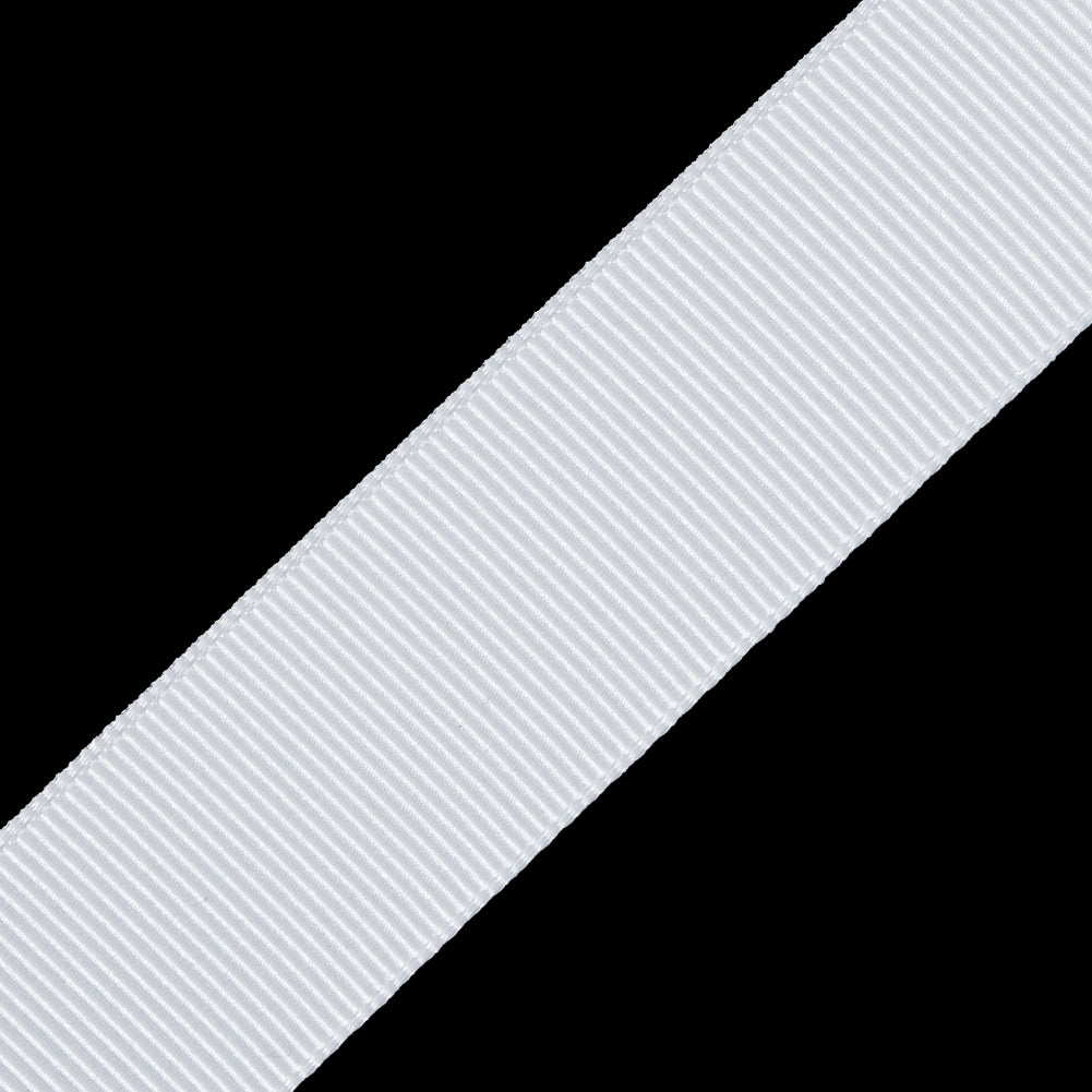 White Grosgrain Ribbon - 1" Detail