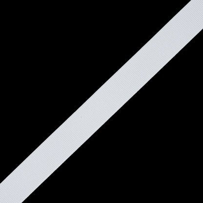 White Grosgrain Ribbon - 1"