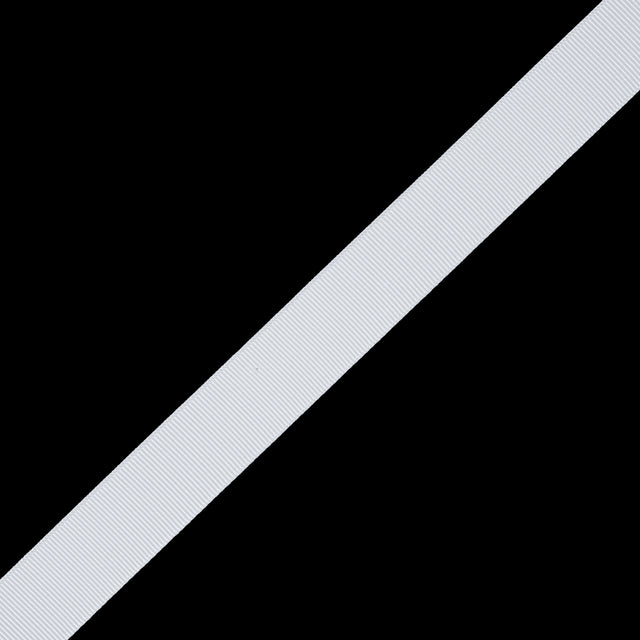 White Grosgrain Ribbon - 1"