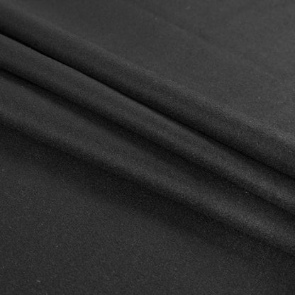 Roberto Cavalli Black Felted Wool Coating Folded