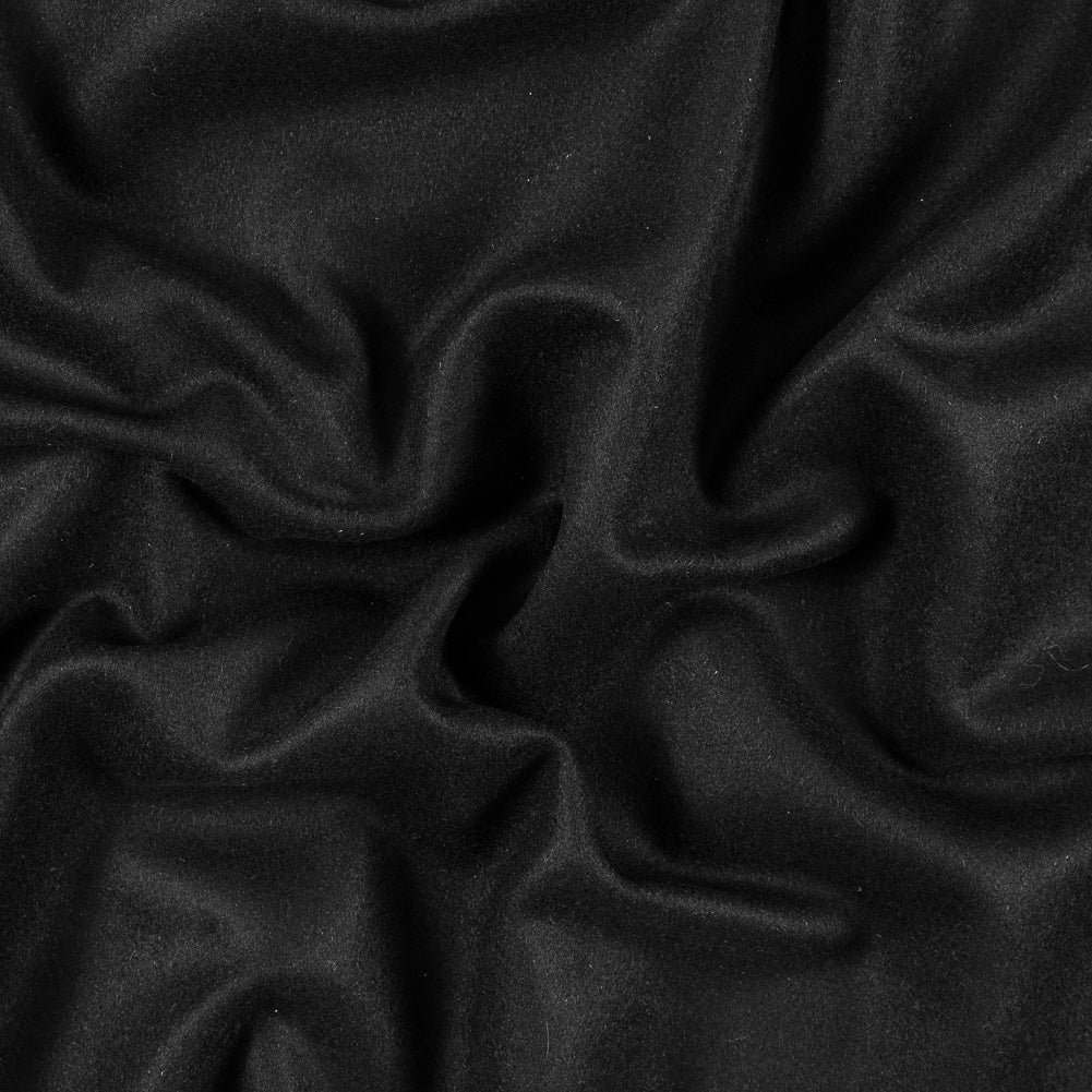 Roberto Cavalli Black Felted Wool Coating