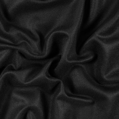Roberto Cavalli Black Felted Wool Coating