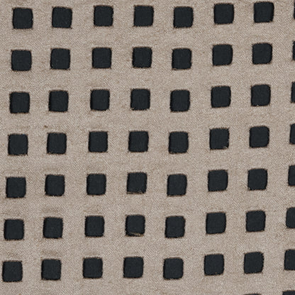 Italian Rubby Tan Square Perforated Faux Suede Full