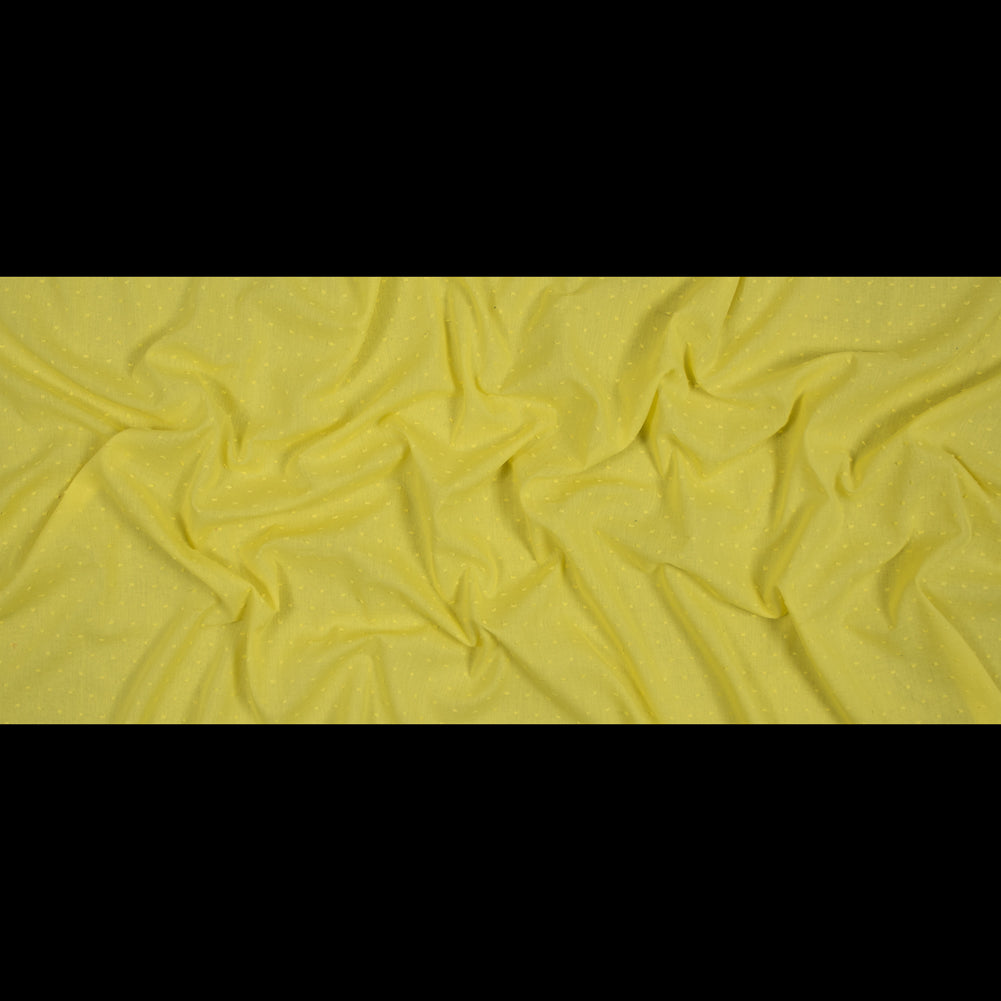 Italian Lemonade Cotton Swiss Dot Folded
