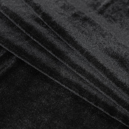 Stretch Velour - Black - Persica Collection Detail