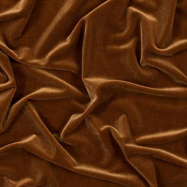 Stretch Velour - Cognac - Persica Collection